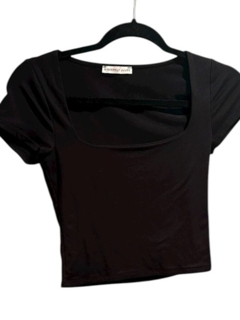 Black Crop Top